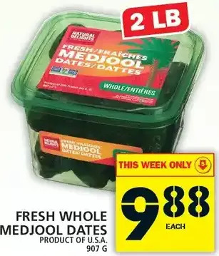 Food Basics Fresh whole medjool dates offer
