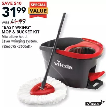 RONA Vileda "easy wring" mop & bucket kit offer