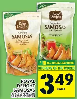 Food Basics Royal delight samosas offer