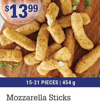 M & M Food Market Mozzarella sticks offer