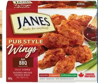 Giant Tiger Janes chicken wings offer