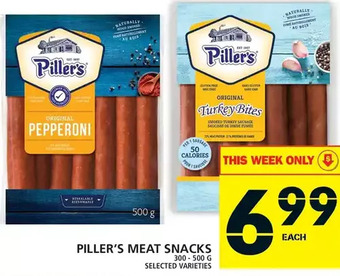 Food Basics Piller's meat snacks offer