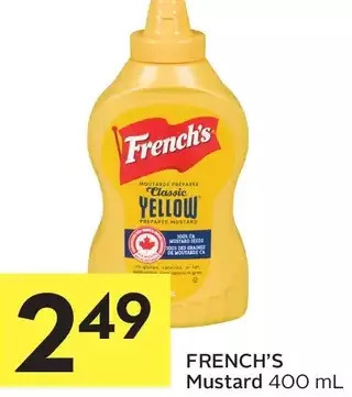 Foodland French's mustard offer