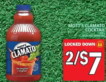 Food Basics Mott's clamato cocktail offer
