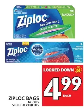 Food Basics Ziploc bags offer