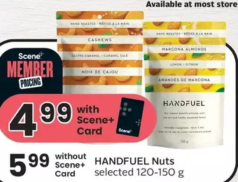 Foodland Handfuel nuts offer