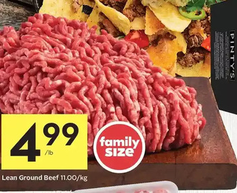 Foodland Lean ground beef offer