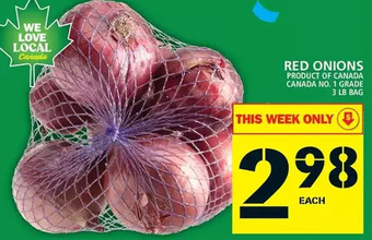 Food Basics Red onions offer