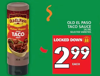 Food Basics Old el paso taco sauce offer