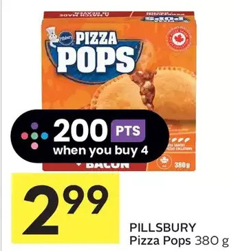 Foodland Pillsbury pizza pops offer