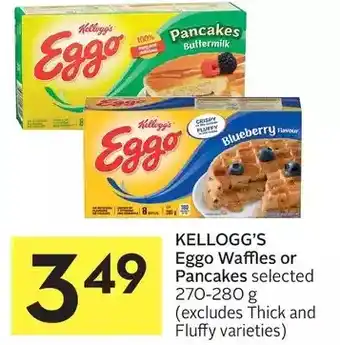 Foodland Kellogg's eggo waffles or pancakes offer