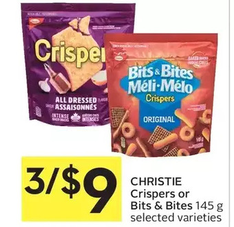Foodland Christie crispers or bits & bites offer