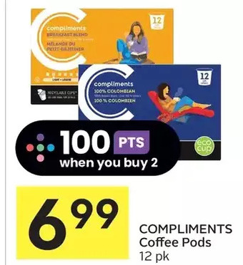 Foodland Compliments coffee pods offer