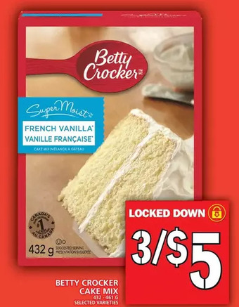 Food Basics Betty crocker cake mix offer