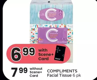 Foodland Compliments facial tissue offer