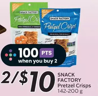 Sobeys Snack factory pretzel crisps offer