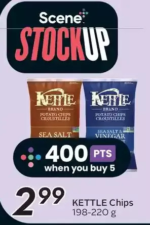 Sobeys Kettle chips offer