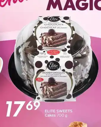 Sobeys Elite sweets cakes offer
