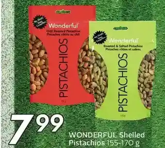 Sobeys Wonderful shelled pistachios offer