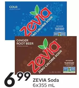 Sobeys Zevia soda offer
