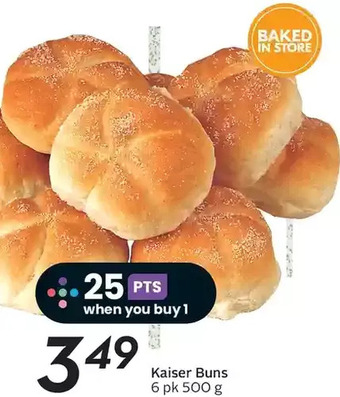 Sobeys Kaiser buns offer