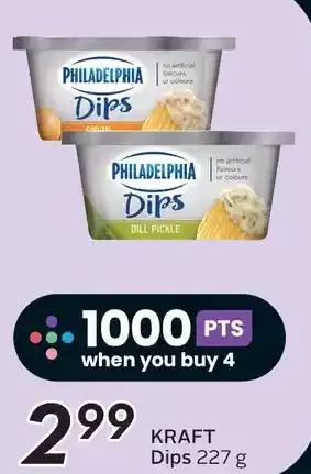 Sobeys Kraft dips offer