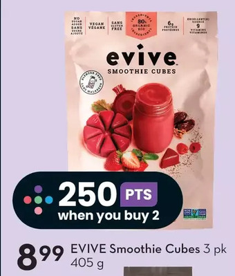 Sobeys Evive smoothie cubes offer