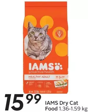Sobeys Iams dry cat food offer