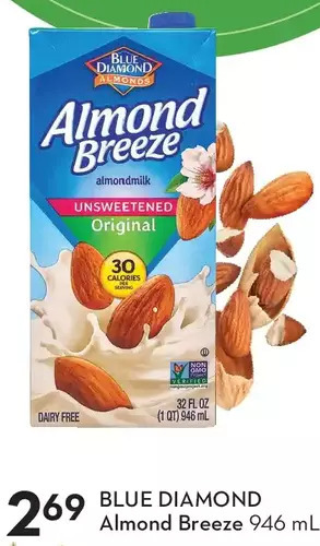 Sobeys Blue diamond almond breeze offer