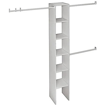 Canadian Tire 12" closet organizer kit, white offer