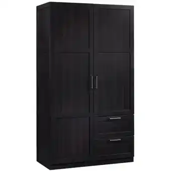 Canadian Tire Sauder 2-door, 2-drawer wardrobe white or cinnamon finish offer