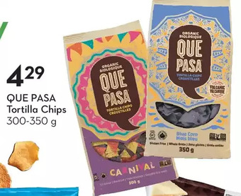Sobeys Que pasa tortilla chips offer