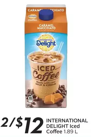 Sobeys International delight iced coffee offer