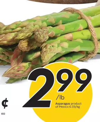 Sobeys Asparagus offer
