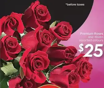 Sobeys Premium roses one dozen offer
