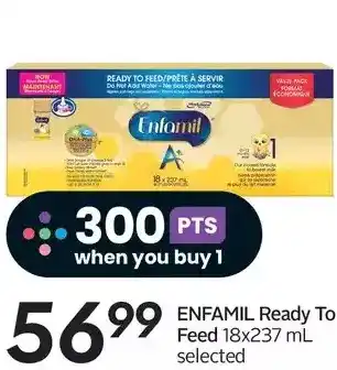 Sobeys Enfamil ready to feed offer