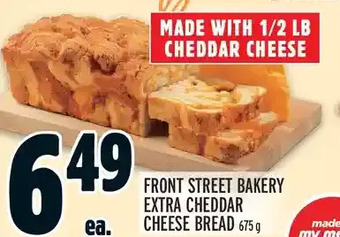 Metro Front street bakery extra cheddar cheese bread offer