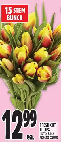 Metro Fresh cut tulips offer