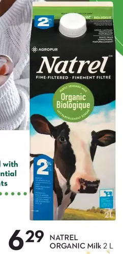 Sobeys Natrel organic milk offer