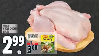 Metro Fresh whole chicken offer