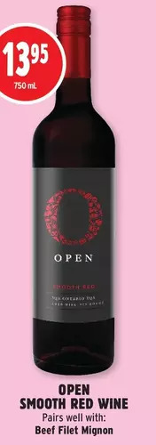 Metro Open smooth red wine offer