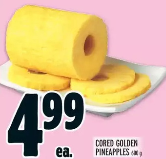 Metro Cored golden pineapples offer