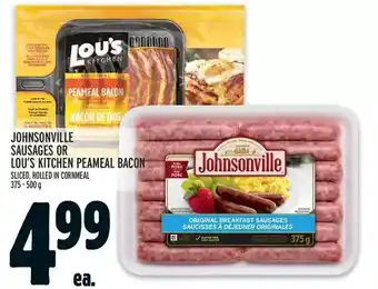 Metro Johnsonville sausages or lou's kitchen peameal bacon offer