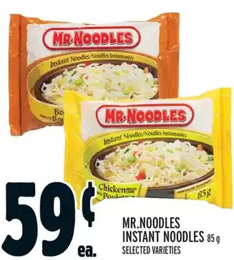 Metro Mr. noodles instant noodles offer