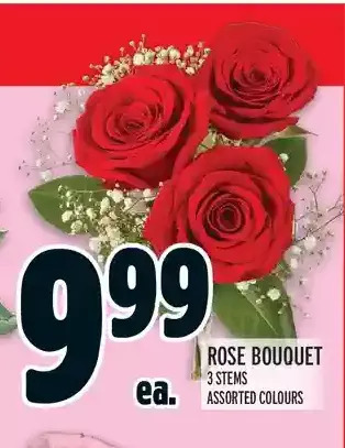 Metro Rose bouquet offer