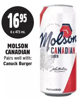 Metro Molson canadian offer