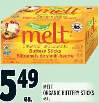 Metro Melt organic buttery sticks offer