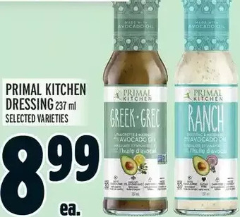 Metro Primal kitchen dressing offer