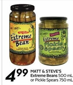 Sobeys Matt & Steve's Extreme Beans offer
