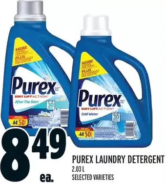 Metro Purex laundry detergent offer